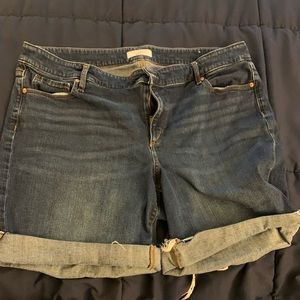 Loft Plus Size Denim Shorts